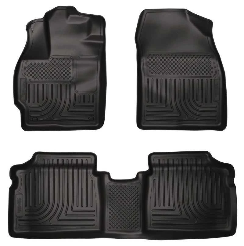 Auto Gear Shop -Auto Gear Shop Husky Liners 10 12 Toyota Prius WeatherBeater Combo Black Floor Liners 41692361294125