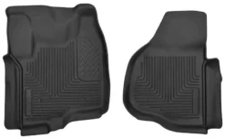 Auto Gear Shop -Auto Gear Shop Husky Liners 12 13 F 250F 350F 450 Super Duty X Act Contour Black Front Floor Liners 41708799492397